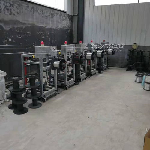 超豐養殖塑鋼線設備,pet溫室大棚聚酯托幕線生產線圖片