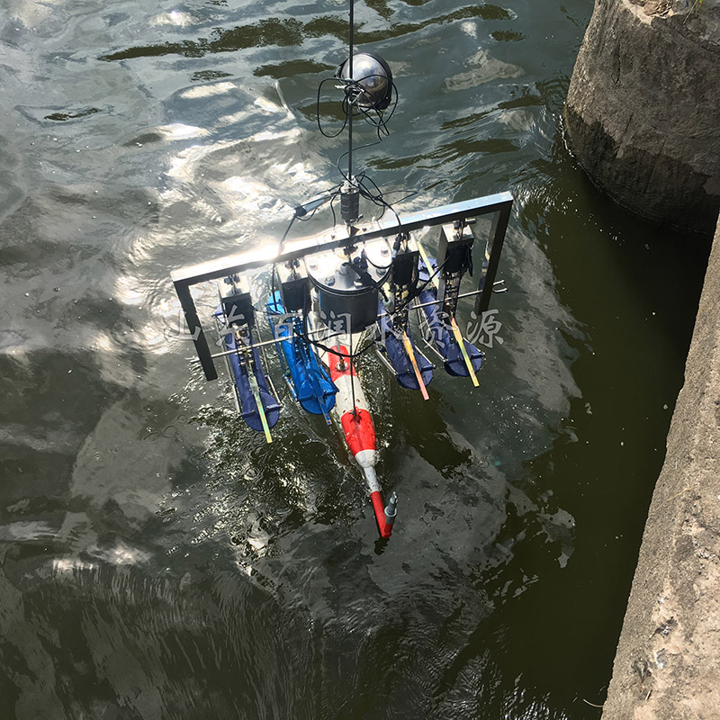 百潤橫式遙控泥沙采樣器纜道遙控水文儀器設備河流河道測流速流量