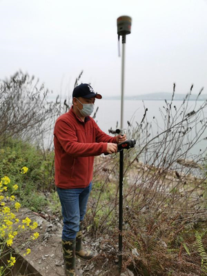 水文荊江局開展三峽后枝江二期護岸工程測量